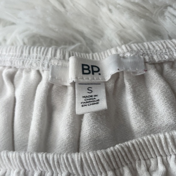 Nordstrom BP White Off the Shoulder Peasant Top -‎ Size Small - Picture 2 of 5